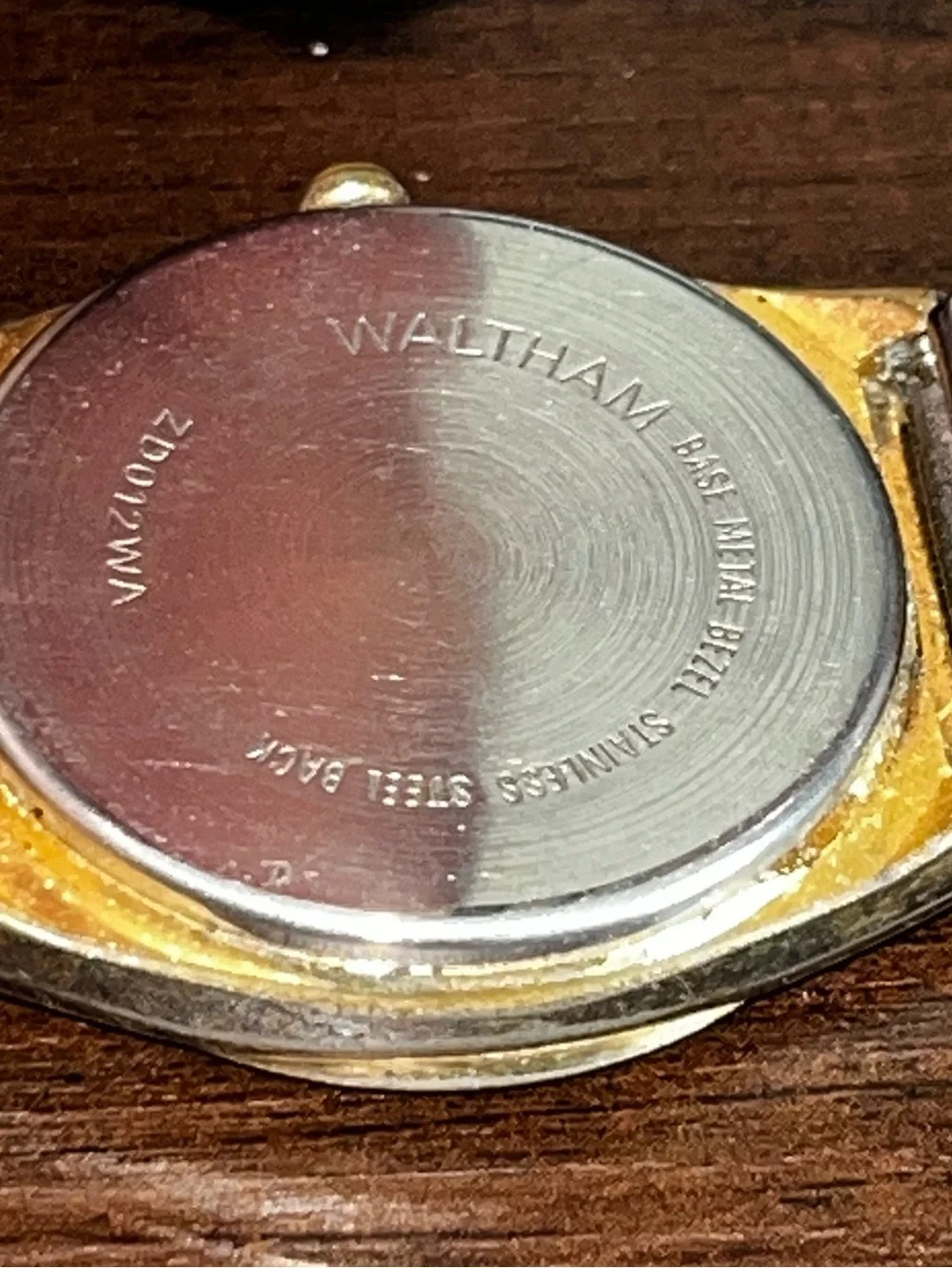 Waltham: Vintage Day/Date Watch: Light Scratches See Pics New Battery Flex Band